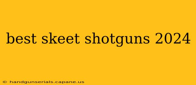 best skeet shotguns 2024