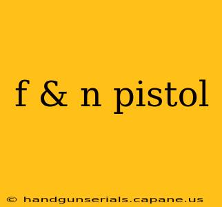 f & n pistol