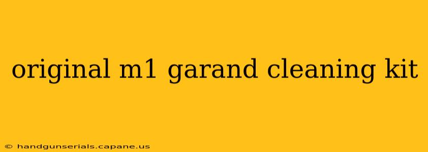 original m1 garand cleaning kit